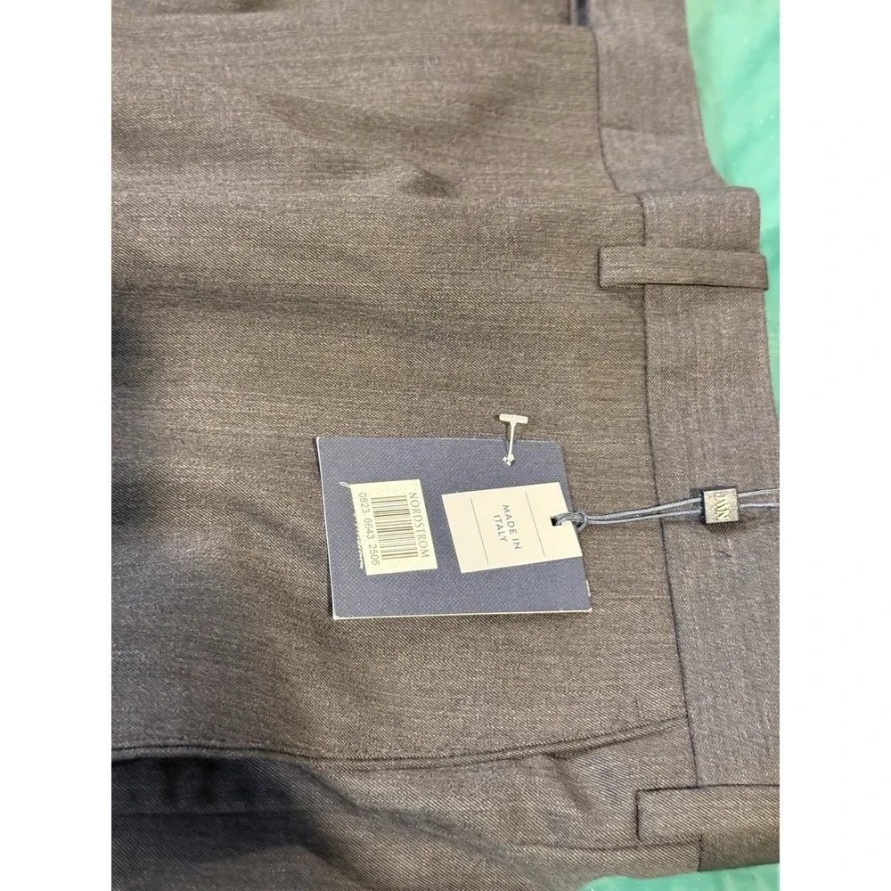 NWT Nordstrom JWN Mid Grey 100% Wool‎ Dress Pants 40W Traditional Fit